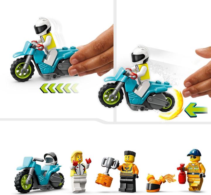 Immagine prodotto LEGO Sfida del camion acrobatico con pneumatici infuocati (60357, LEGO City)