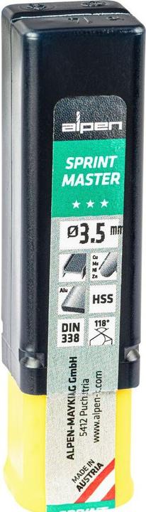 Actual product image Alpen Twist drill (3.5 millimetres)