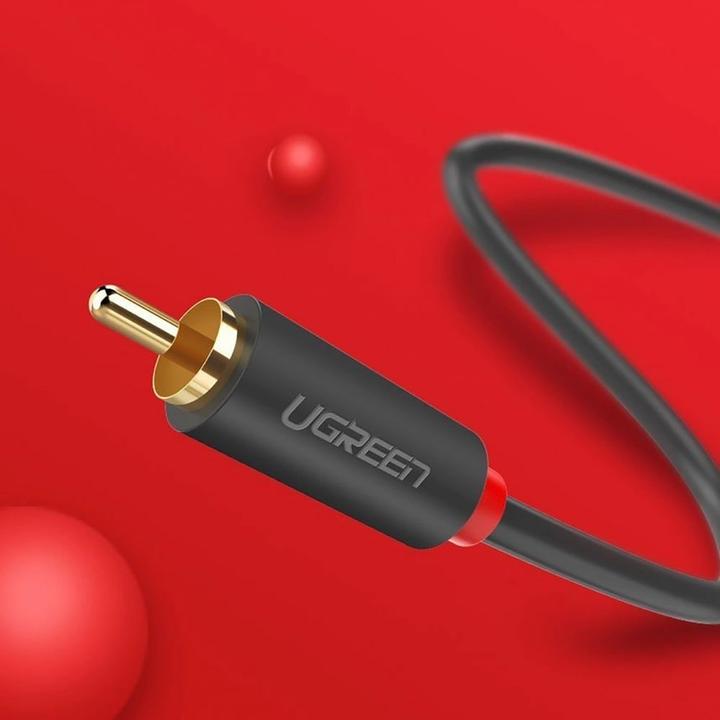 Actual product image Ugreen 2RCA (Cinch) to 2RCA (Cinch) Cable 3m (black) (3 m)