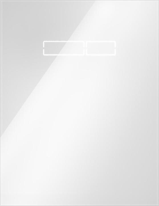 Image du produit TECE TECElux plaque de commande pour WC avec sen-touch électronique verre blanc 9650002