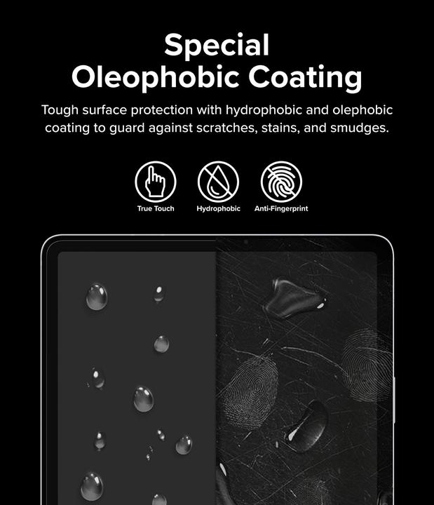 Image du produit Ringke Galaxy Tab S8+ / S7+ / S7 FE Protecteur d'écran Invisible Défenseur en verre trempé Transparent (1 pièce(s), S8 Plus)