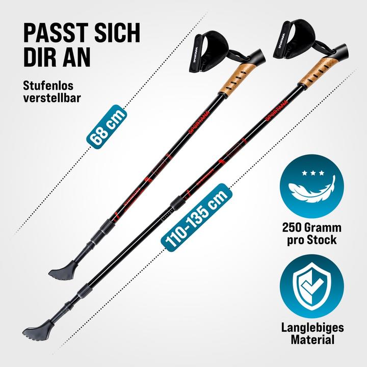 Produktbild Deuba Wanderstöcke (68 - 135 cm)