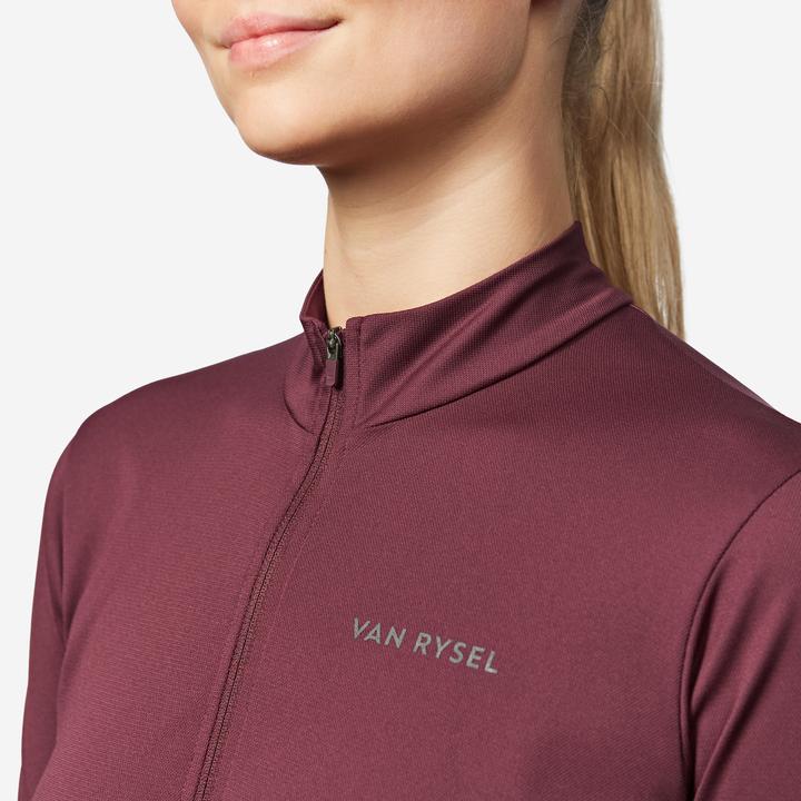Image du produit Van rysel Maillot manches courtes vélo essential femme bordeaux (L)