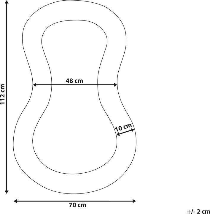Actual product image Beliani Planchez (70 x 112 cm)