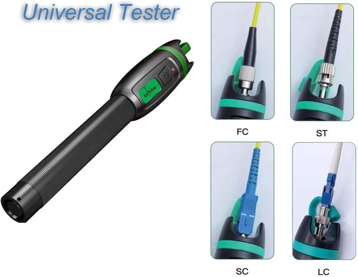 Produktbild Elfcam Glasfaserkabel Tester mit Rotlichtquelle (30mW)