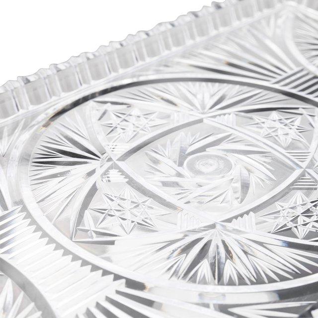 Actual product image Axentia Iris cake plate, crystal look