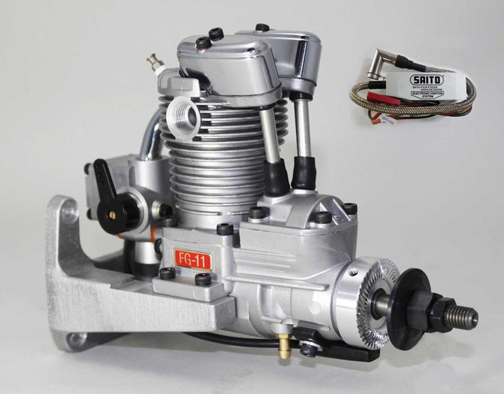 Actual product image Saito FG-11 4t petrol engine