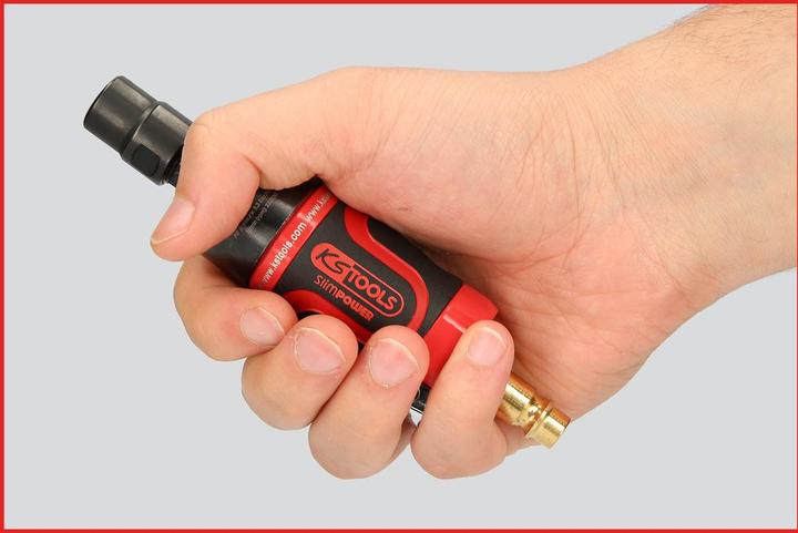 Immagine prodotto KS Tools SlimPOWER Mini smerigliatrice ad aria compressa diritta (220 W)