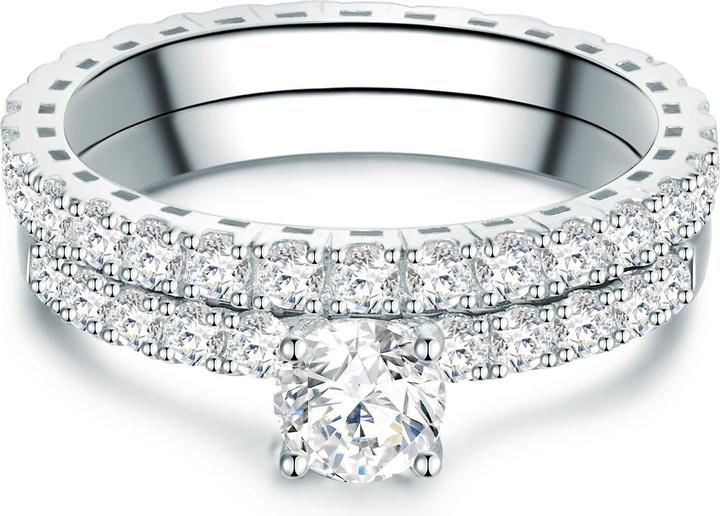 Trilani Damen Sterling Silber Zirkonia silber - 15730