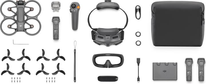 Produktbild DJI Avata 2 Fly More Combo (Three Batteries) (23 min, 377 g, 12 Mpx)