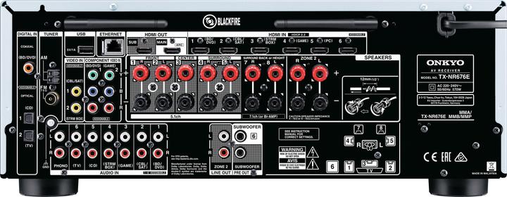 Actual product image Onkyo Tx-Nr676e (7.2 channels, MW, FM)