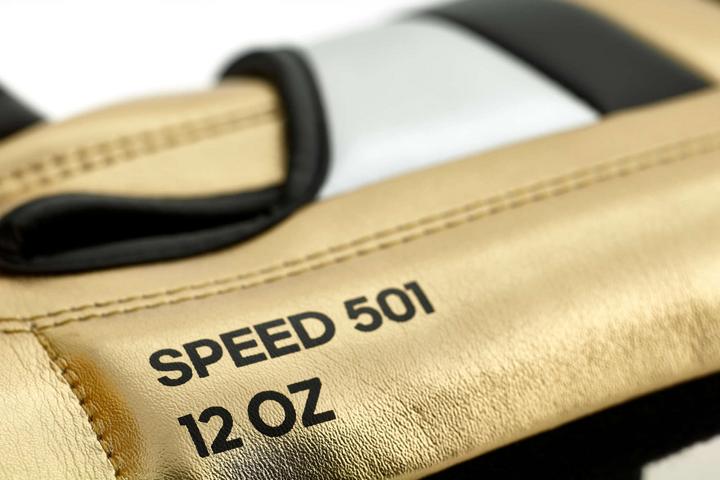 Produktbild adidas Boxhandschuhe Speed 500 gold/black Microfibre, ADISBG501 (16 OZ)