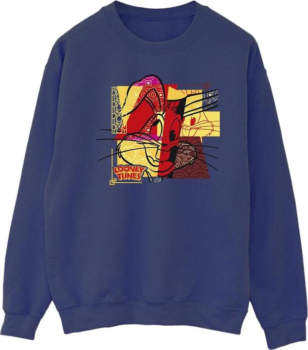 Looney Tunes Bugs Bunny Rabbit New Year Sweatshirt (M)