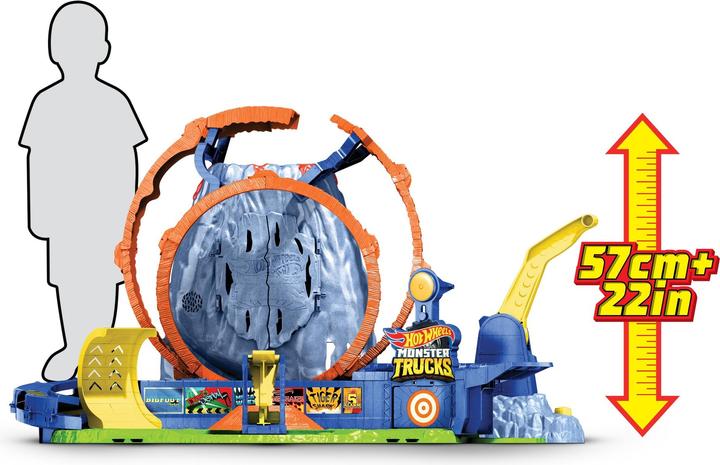 Produktbild Hot Wheels Monster Trucks Vulkan Arena Spielset