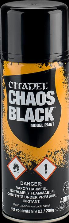 Image du produit Games Workshop Spray - chaos Black