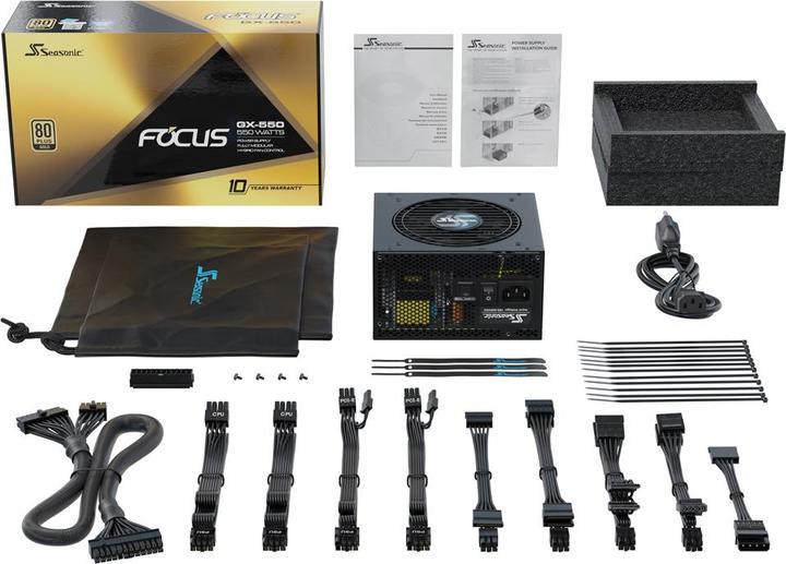 Actual product image Seasonic Focus GX (550 W)