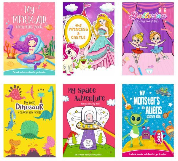 Actual product image Colouring book Kids A4 32pages
