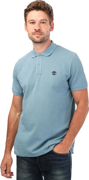 Actual product image Timberland Mens Pique Short-Sleeved Polo Shirt (S)