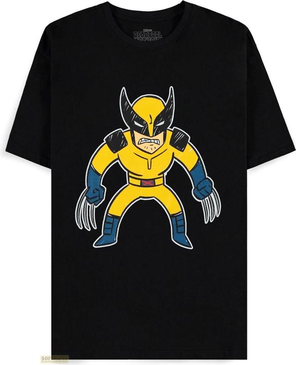 Immagine prodotto Difuzed Deadpool - Disegno di Wolverine per bambini - Maglietta a maniche corte da uomo - L (L)