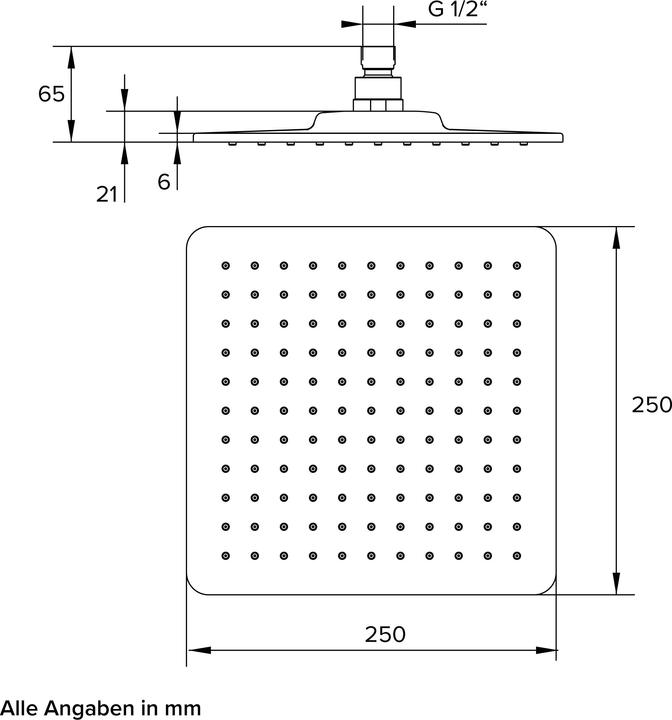 Image du produit Chris Bergen SET de douche de tête (8.20 l/min)