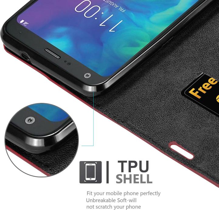 Actual product image Cadorabo Case Book Invisible Magnet (LG Q9)