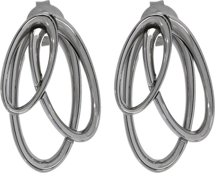 Image du produit Xen Boucles d'oreilles élément de design en acier inoxydable poli (Acier inoxydable)