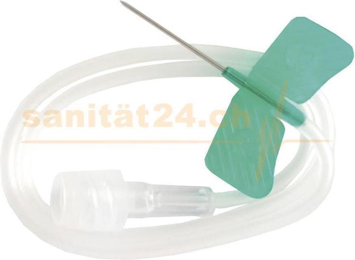 Produktbild Dispomed ECOFLO-Safety Perfusionsbesteck G21, 0.8x19mm, grün, 100 Stk.