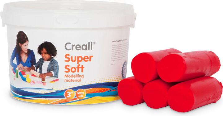 Actual product image Creall Supersoft klei Rood, 1750gr.