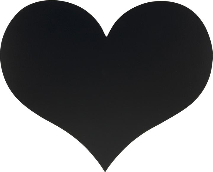 Silhouette Heart (Wandtafel, 36 x 30 cm)