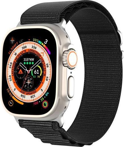 Actual product image Dux Ducis Sport Buckle Strap (44 mm, 45 mm, 42 mm, 49 mm, Nylon, Apple Watch Ultra, Apple Watch Series 2, Apple Watch Series 3, Apple Watch Series 1, Apple Watch Series 4, Apple Watch Series 5, Apple Watch Series 6, Apple Watch Series 7, Apple Watch Series 8, Apple Watch Series 9, Apple Watch SE, Apple Watch Ultra 2)