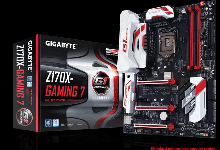 Produktbild Gigabyte Z170X-Gaming 7 (LGA 1151, Intel Z170, ATX)