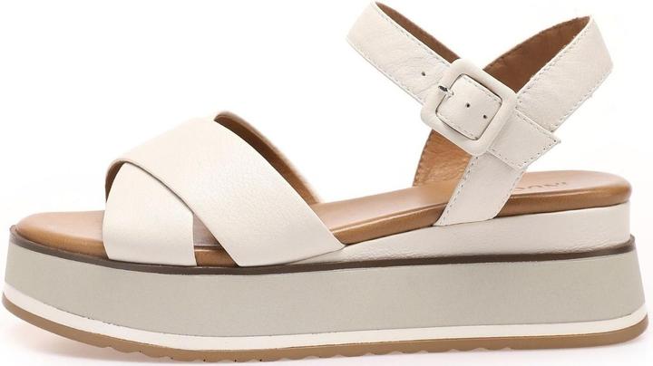 Immagine prodotto Inuovo Questo sandalo con zeppa alla moda è una boccata d'aria fresca. Il modello è realizzato in pelle di (39)