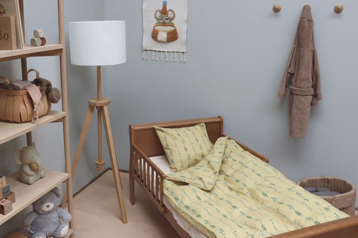 Actual product image By Mats Bed Linen Junior Size 100 x 140 cm - Flower Stripe (MAT115)