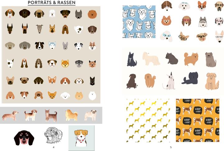 Image du produit Livre d'autocollants Bullet Journal - Le bonheur des chiens