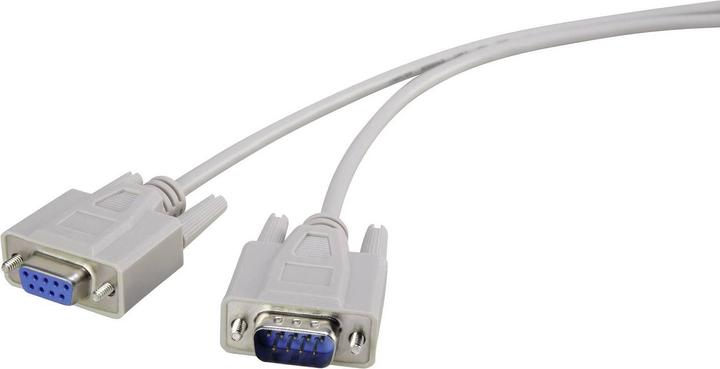 Produktbild Renkforce Seriell Verlängerungskabel (1x D-SUB-Stecker 9pol. - 1x D-SUB-Buchse 9 (20 m, VGA)