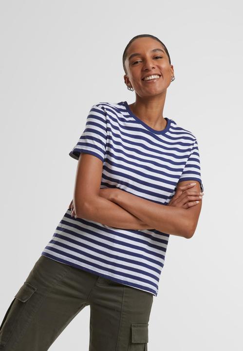 Actual product image Urban Classics Ladies Regular Striped Tee - 142653 (5XL)