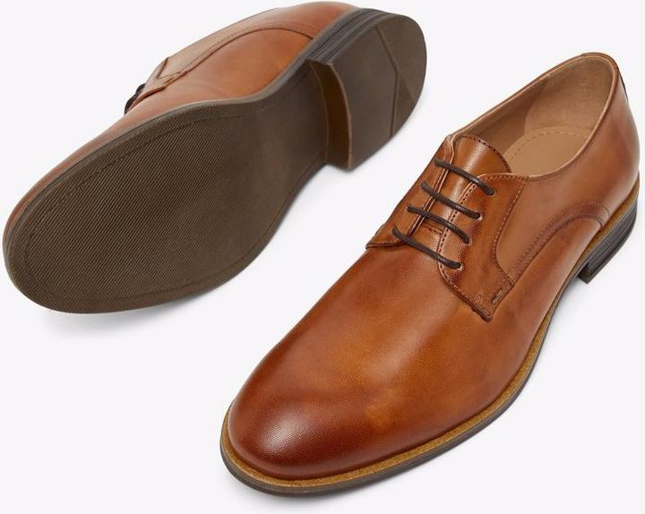 Actual product image Bianco BIABYRON leather derby shoes (43)