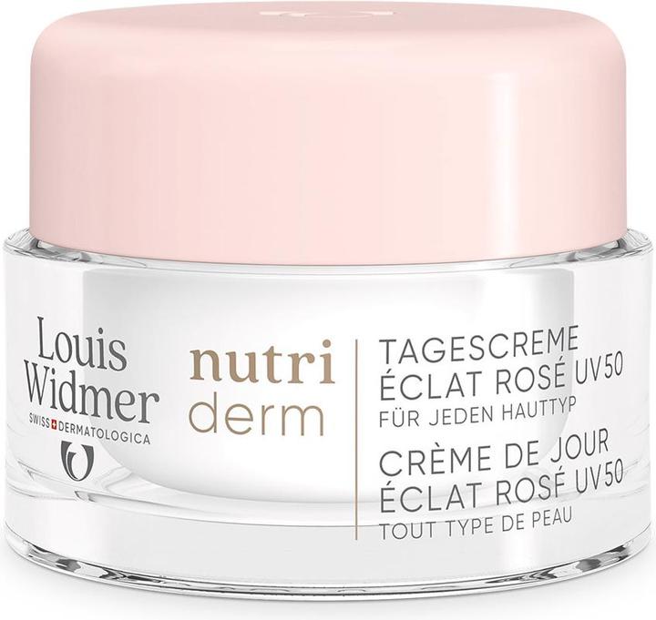 Widmer Louis Nutriderm Tagescreme UV50 éclat rosé parfumiert 50 ml (50 ml, Tagescreme, SPF 50)