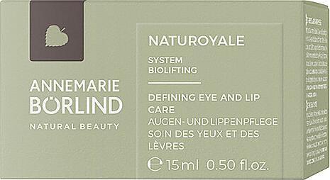 Actual product image Annemarie Börlind Börlind Naturoyale Defining Eye & Lip Care (Crème, 15 ml)