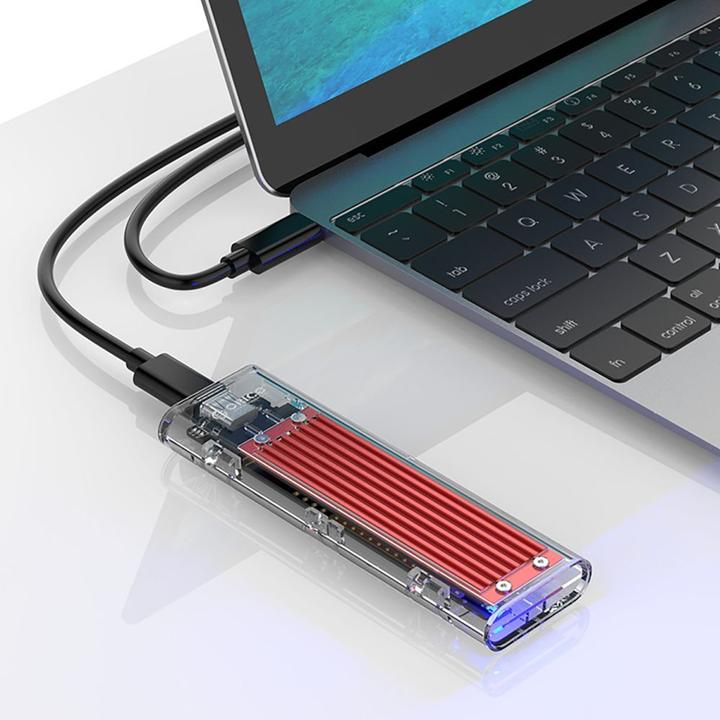 Actual product image Orico Other Computer Accessory TCM2-C3 M.2 NVME to USB-C 10Gb/s Disk Drive - Red (M.2)