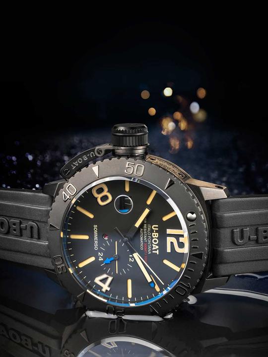 Immagine prodotto U-Boat 9015 Sommerso Automatico 46mm 30ATM (Orologio da polso analogico, 46 mm)