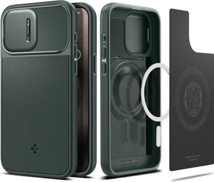 Actual product image Spigen Optik Armor (MagFit) (Apple iPhone 15 Pro)