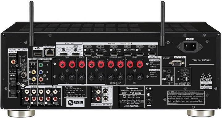 Productafbeelding Pioneer Vsx-Lx302 (7.2 Kanaal, AM, FM)
