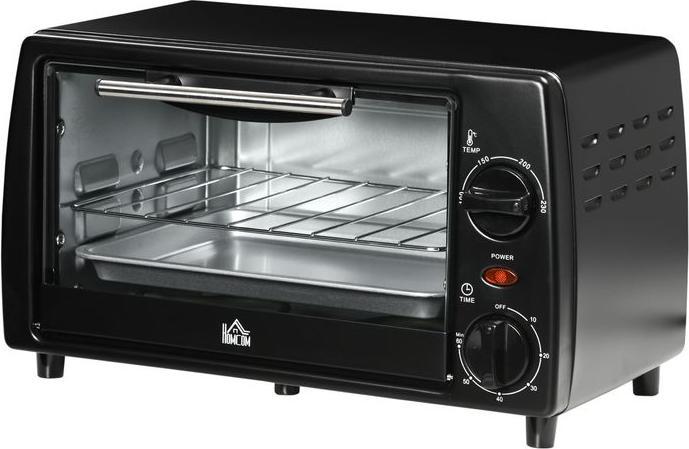 Swisshandel24 Mini-four Four grille-pain, 1 plaque de cuisson, 1 grille de cuisson, capacité 10 L, fonction