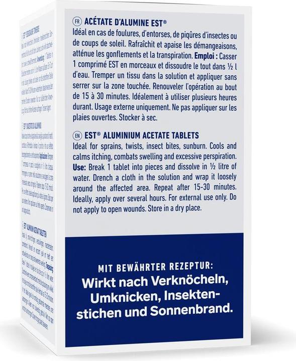 Nutritional values and ingredients Rösch & Handel Acetic Clay Tabl (5 x)