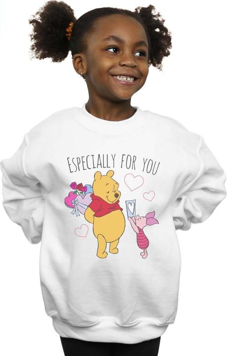 Produktbild Disney Winnie The Pooh Piglet Valentines Gift Sweatshirt Mädchen (152, 158)