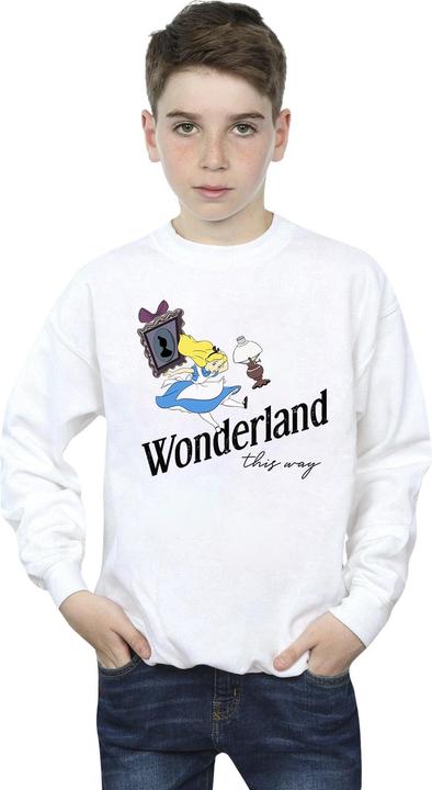 Image du produit Disney Sweatshirt garçon Alice In Wonderland This Way (140, 146)