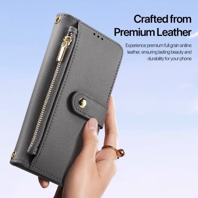 Produktbild Dux Ducis Lawa Series MagSafe Kunstleder Bookcover Hülle (Apple iPhone 16 Plus)