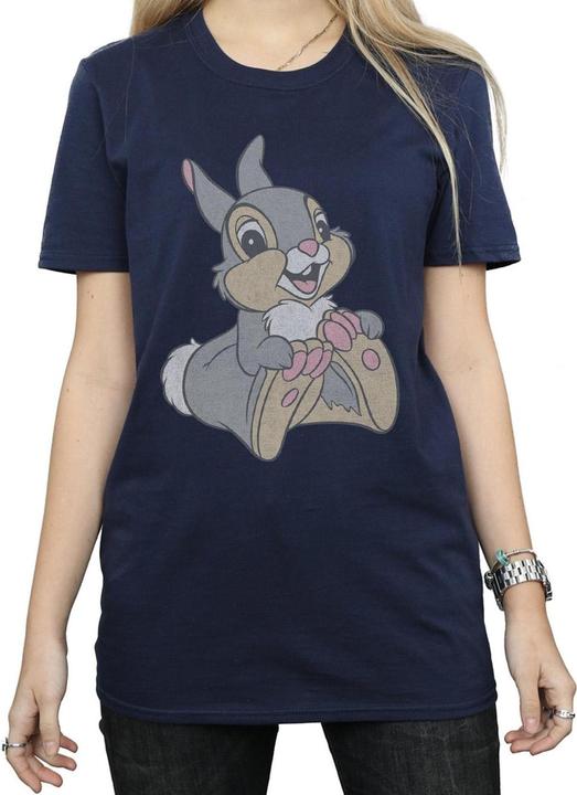 Womens/Ladies Classic Thumper Cotton Boyfriend T-Shirt