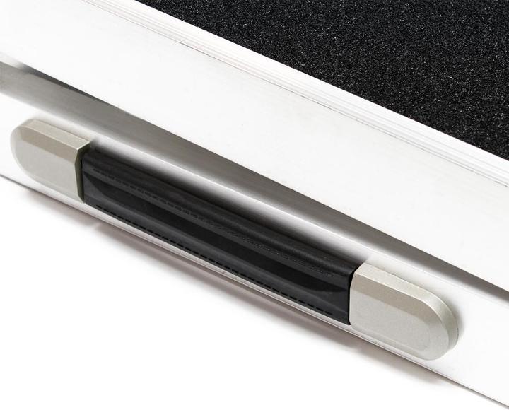 Actual product image Wiltec Foldable dog ramp 213x48cm 105x49cm 115kg Aluminium pet ramp (Dog, Foldable)